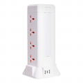 Мережевий фільтр подовжувач 4.8 м з лампою на 12 універсальних розеток з 2 USB 1 Type-C бездротова зарядка HP-5-11MF