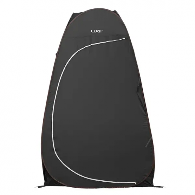 Намет душ-туалет для кемпінгу автомат 120×120×190 (см) тент для душу та туалету туристичний LU-015DB Чорний