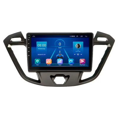 Штатная магнитола Lesko для Ford Tourneo Custom I Рестайлинг 2017-н.в. экран 9" 4/64Gb 4G Wi-Fi GPS Top