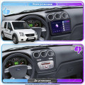 Штатная магнитола Lesko для Ford Transit Connect I Рестайлинг 2009-н.в. экран 9" 2/32Gb Wi-Fi GPS Base