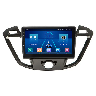 Штатная магнитола Lesko для Ford Transit Connect II 2012-2018 экран 9" 6/128Gb 4G Wi-Fi GPS Top