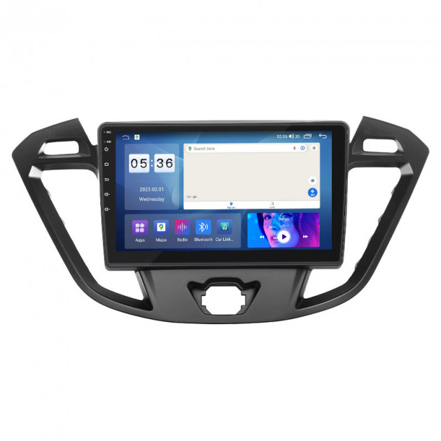 Штатная магнитола Lesko для Ford Transit Connect II Рестайлинг 2018-н.в. экран 9" 2/32Gb CarPlay 4G Wi-Fi GPS Prime