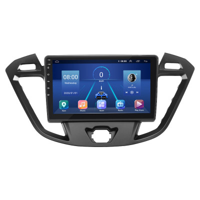 Штатная магнитола Lesko для Ford Transit Connect II Рестайлинг 2018-н.в. экран 9" 2/32Gb 4G Wi-Fi GPS Top