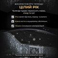 Вулична гірлянда Бахрома 25 м 405 LED гірлянда штора білий провід Білий 25MWW