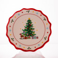 Тортівниця порцелянова на ніжці New Year Ø21 (см) CR-1-6
