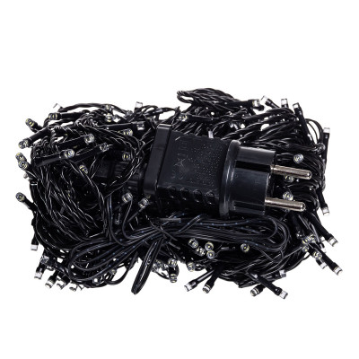 Гірлянда Нитка вулична 30 (м) 300 LED чорний провід Білий CF300L30MBW