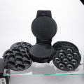 Мультипекар Sokany SK-08105 5 в 1 600 Вт з антипригарними панелями: для вафель, коржів, пончиків, горішків, фігурного печива