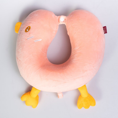 Подушка для шиї Duck U-подібна рожева HP-56-4P