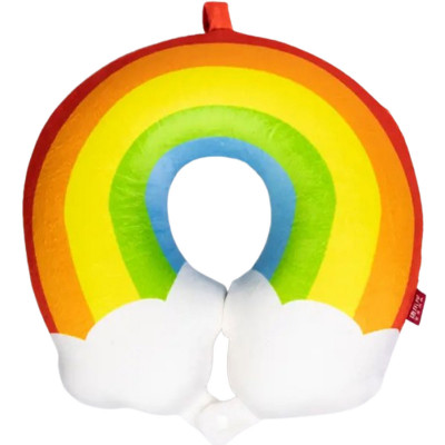 Подушка для шиї Rainbow U-подібна, червоний HP-56-13R