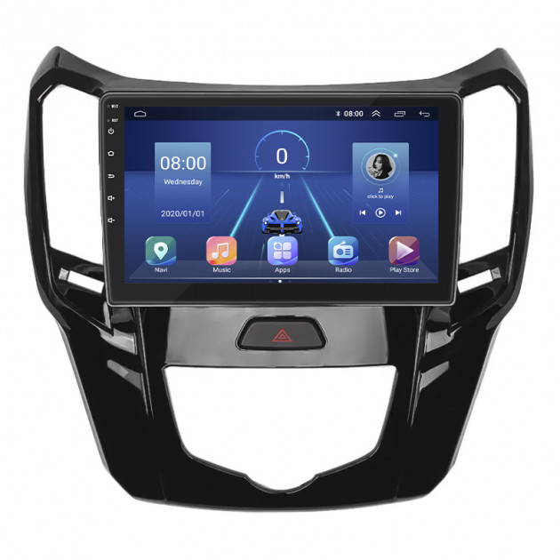 Штатная магнитола Lesko для Great Wall Hover M4  2012-2017 экран 9" 2/32Gb Wi-Fi GPS Base