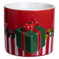 Чашка порцелянова новорічна Merry Christmas 400 (мл) Червона Yiwu FM-CS-49R