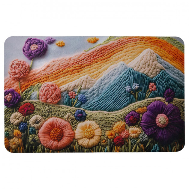 Килимок діатомітовий з 3D-ефектом Sunset Meadow 58*38 см універсальний HP-42-33