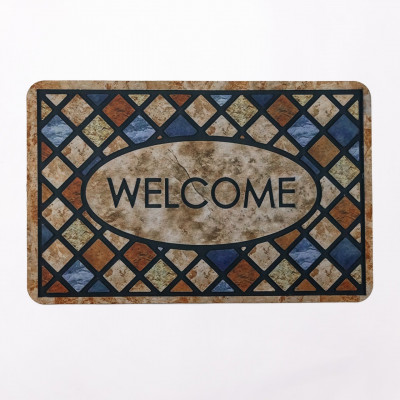Килимок придверний Framed Welcome 58*38 см діатомітовий HP-42-40
