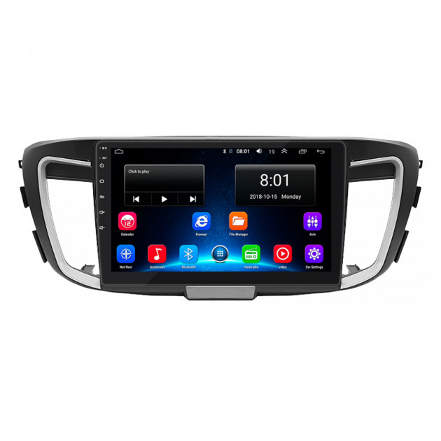 Штатная магнитола Lesko для Honda Accord IX Рестайлинг 2015-2019 экран 10" 2/32Gb Wi-Fi GPS Base
