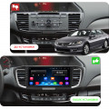 Штатная магнитола Lesko для Honda Accord IX Рестайлинг 2015-2019 экран 10" 2/32Gb Wi-Fi GPS Base