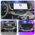 Штатная магнитола Lesko для Honda Accord IX Рестайлинг 2015-2019 экран 10" 4/64 QLED CarPlay 4G Wi-Fi GPS 360 Prime