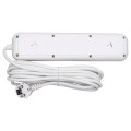 Мережевий фільтр-подовжувач 5 розеток 3xUSB-A 1xUSB-C 5м білий HP-5-39