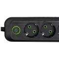 Мережевий фільтр-подовжувач 5 розеток 3xUSB-A 1xUSB-C 5м чорний HP-5-40