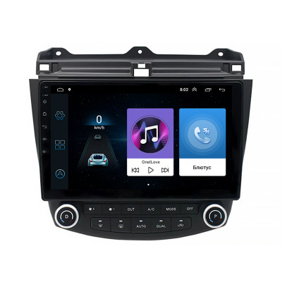 Штатная магнитола Lesko для Honda Accord VII 2002-2006 экран 10" 1/16Gb Wi-Fi GPS Base