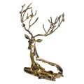 Декоративна фігурка Lying Deer 20х8х25 см металева HP-7-16