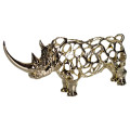 Декоративна фігурка Rhinoceros 23х6х10 см металева HP-7-22