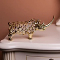 Декоративна фігурка Rhinoceros 23х6х10 см металева HP-7-22