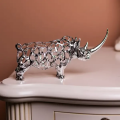 Декоративна фігурка Rhinoceros 23x6x10 см металева HP-7-23