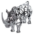 Декоративна фігурка Rhinoceros 23x6x10 см металева HP-7-23