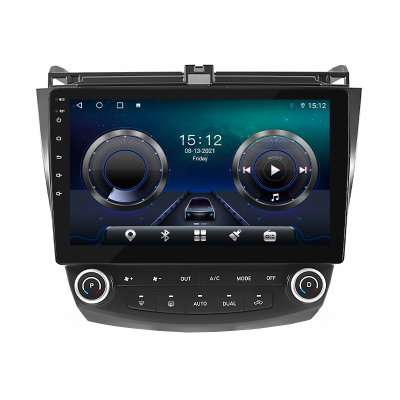 Штатная магнитола Lesko для Honda Accord VII Рестайлинг 2005-2008 экран 10" 4/32Gb 4G Wi-Fi GPS Top