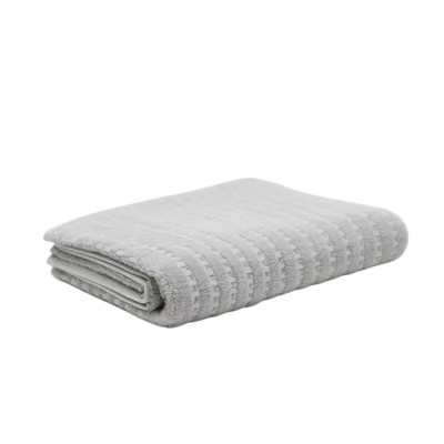 Рушник для ванної 80*160 котоновий сірий Colorful Home JD-7220-100G