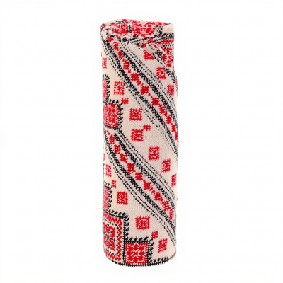 Серветки в рулоні Вишиванка 25*25 см із мікрофібри червоний Colorful Home 515-12-60R