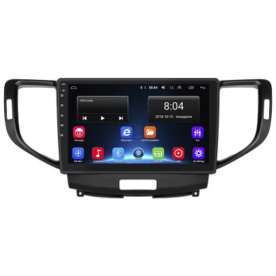 Штатная магнитола Lesko для Honda Accord VIII 2007-2011 экран 9" 2/32Gb Wi-Fi GPS Base