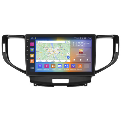 Штатная магнитола Lesko для Honda Accord VIII 2007-2011 экран 9" 2/32Gb CarPlay 4G Wi-Fi GPS Prime