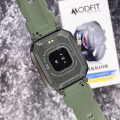 Розумний годинник Modfit Warrior Army Green — чоловічий смарт-годинник з захистом 5 ATM та автономністю до 5 днів
