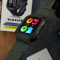 Розумний годинник Modfit Warrior Army Green — чоловічий смарт-годинник з захистом 5 ATM та автономністю до 5 днів