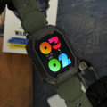 Розумний годинник Modfit Warrior Army Green — чоловічий смарт-годинник з захистом 5 ATM та автономністю до 5 днів