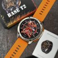 Розумний годинник Modfit Base T2 Gold-Orange зі спортивним ремінцем та AMOLED-дисплеєм