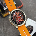 Розумний годинник Modfit Base T2 Gold-Orange зі спортивним ремінцем та AMOLED-дисплеєм