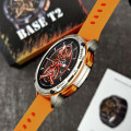 Розумний годинник Modfit Base T2 Gold-Orange зі спортивним ремінцем та AMOLED-дисплеєм