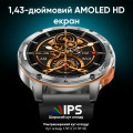 Розумний годинник Modfit Base T2 Silver зі сріблястим корпусом, AMOLED дисплеєм та захистом IP67