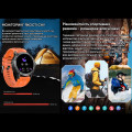 Чоловічий розумний годинник Modfit Expedition Compass Black з вбудованим компасом та вологозахистом IP68