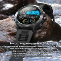 Чоловічий розумний годинник Modfit Expedition Compass Black з вбудованим компасом та вологозахистом IP68