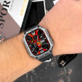 Чоловічий розумний годинник Modfit Navi Compass Black з AMOLED дисплеєм та компасом
