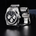 Чоловічий годинник Pagani Design PD-1761 Silver-Black з сапфіровим склом та механізмом SEIKO VK63