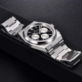 Чоловічий годинник Pagani Design PD-1761 Silver-Black з сапфіровим склом та механізмом SEIKO VK63