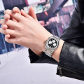 Чоловічий годинник Pagani Design PD-1761 Silver-Black з сапфіровим склом та механізмом SEIKO VK63