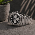 Чоловічий годинник Pagani Design PD-1761 Silver-Black з сапфіровим склом та механізмом SEIKO VK63