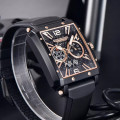 Чоловічий годинник Pagani Design PD-1725 Black-Black з сапфіровим склом та механізмом SEIKO VK64