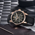 Чоловічий годинник Pagani Design YS008 Rose Gold-Black з сапфіровим склом та хронографом