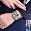 Чоловічий годинник Pagani Design PD-1761 Silver-Blue з сапфіровим склом та механізмом SEIKO VK63